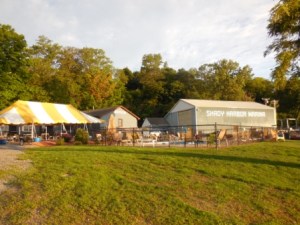 Picnic area, pool & bathhouse
