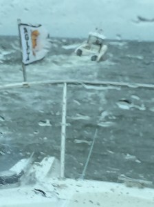 Rough weather in tow