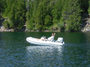 Mark (TiKa) relaxing in dink