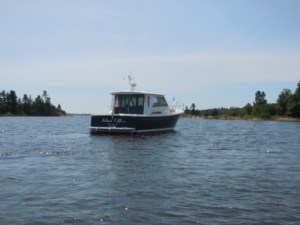 Island Office at Burnt Is anchorage