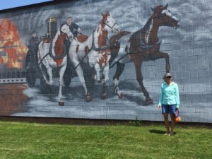 Wall mural - Oswego Fire Station