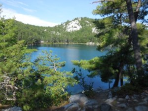 Lake Topaz view from outlook
