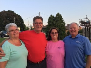 Pam (Tim's sister), Butch, Karen & Tim