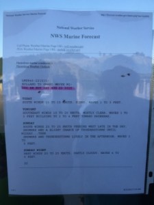 Sunday Forecast - Bad Weather!