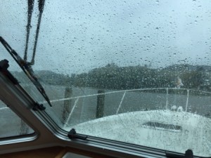 Rainy sunday on the boat