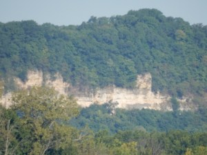 Cliffs along IL River