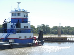 Tug & Canoe - LeGrange Lock