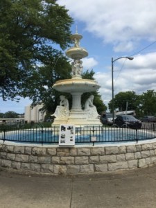 Fountain in park