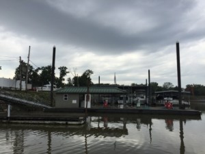 Marina fuel dock