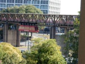 Ped Bridge to Mud Island