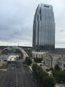 View from hotel room - to River