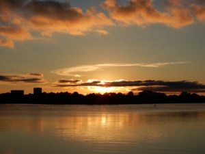 Sunset at Baytowne Marina