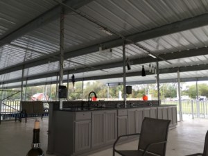 Cruisers patio above facilities