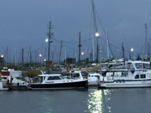 IO on dock at Dog River