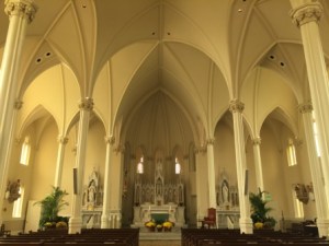 Inside St. Josephs Chapel at SHC