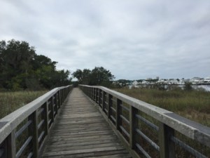 Walkway to Baytowne Wharf