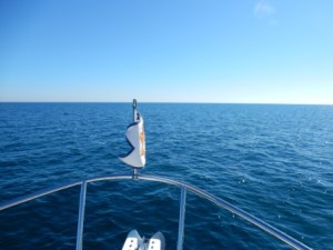 Flat seas on the Gulf