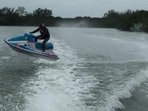 Jet Skier in Rookery Bay