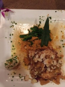Square Grouper dinner