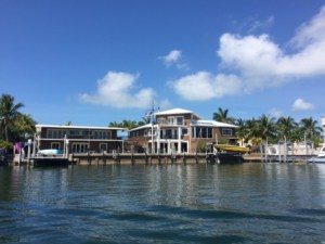 Homes in Port Largo canal