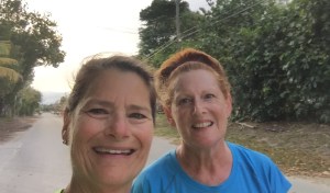 Denise & Pam - post run selfie