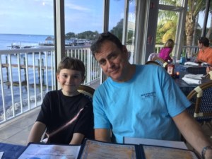 Daniel and Cousin Robert at Bayside Grille
