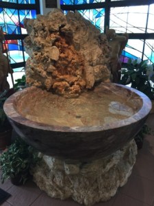 Font at St. Paul of the Cross