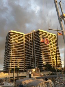 Condo near boat