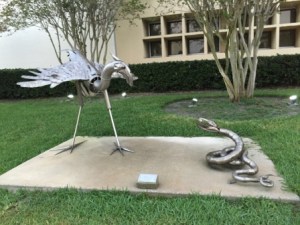 Sculptures near City Hall