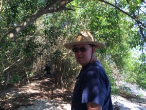 Making our way thru mangroves