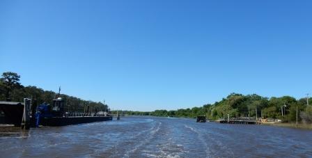 Tom Yawkey Wildlife Center floating swing bridge