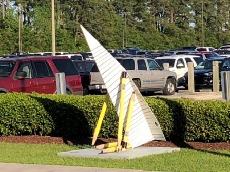 Art sculpture at airport