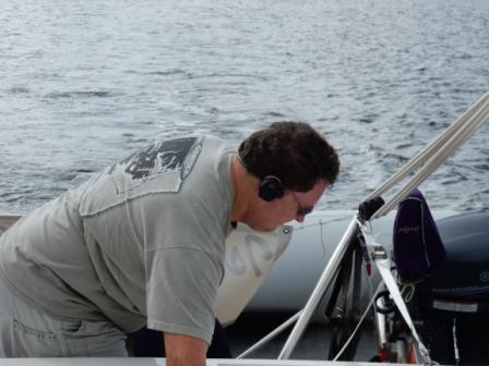 Putting up the IO Sign