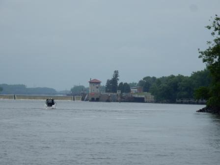 Approaching Troy Lock &amp; Dam