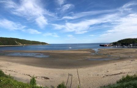 Tadoussac beach and harbor