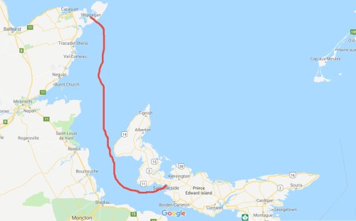 Shippagan, NB to Summerside, PEI