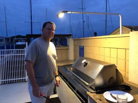 Cooking out on the grill