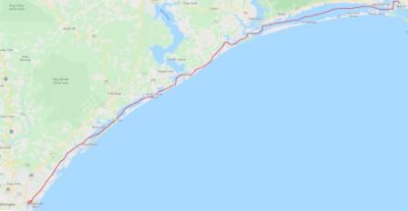 Beaufort to Wrightsville Beach