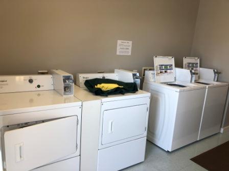 Very nice laundry facility at marina